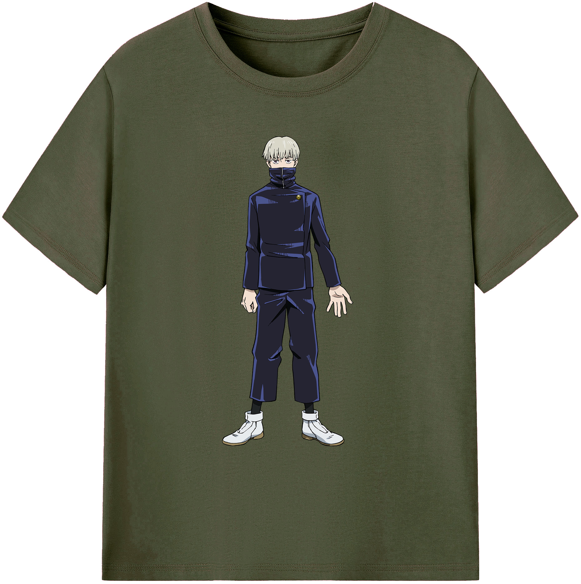 （画像用） 呪術廻戦 Jujutsu Kaisen 綿100％ メンズ半袖Tシャツ｜肌触りやわらか＆通気性